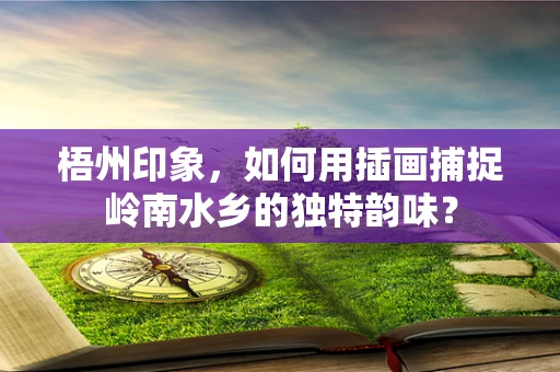 梧州印象，如何用插画捕捉岭南水乡的独特韵味？