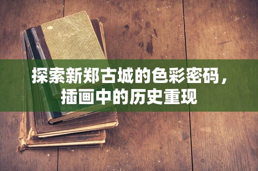探索新郑古城的色彩密码，插画中的历史重现