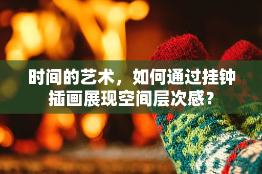 时间的艺术，如何通过挂钟插画展现空间层次感？