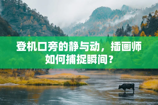 登机口旁的静与动，插画师如何捕捉瞬间？