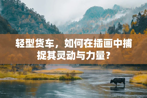 轻型货车，如何在插画中捕捉其灵动与力量？