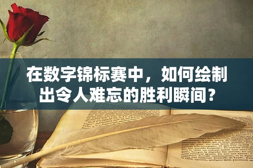 在数字锦标赛中，如何绘制出令人难忘的胜利瞬间？
