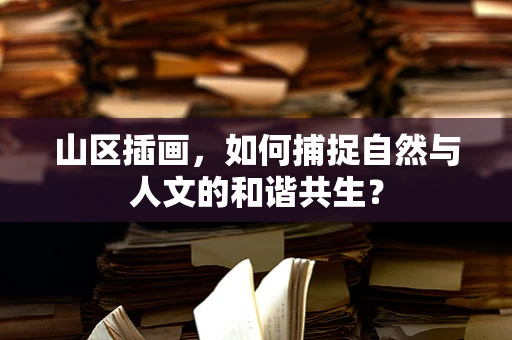 山区插画，如何捕捉自然与人文的和谐共生？