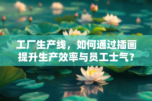 工厂生产线，如何通过插画提升生产效率与员工士气？