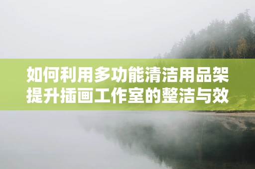 如何利用多功能清洁用品架提升插画工作室的整洁与效率？