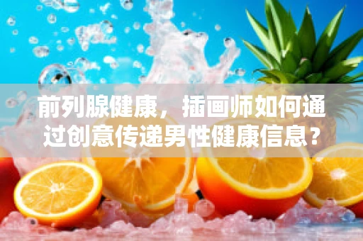 前列腺健康，插画师如何通过创意传递男性健康信息？