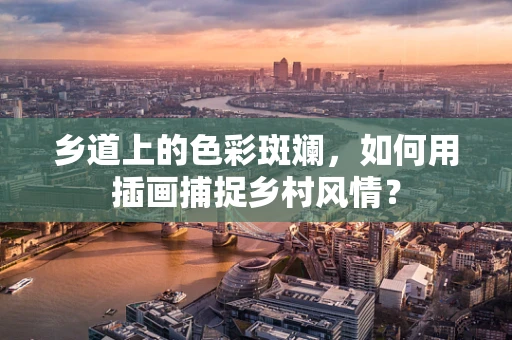 乡道上的色彩斑斓，如何用插画捕捉乡村风情？