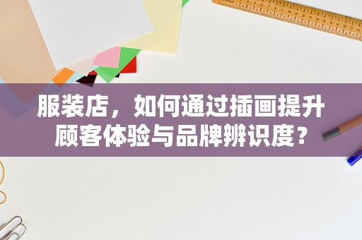 服装店，如何通过插画提升顾客体验与品牌辨识度？
