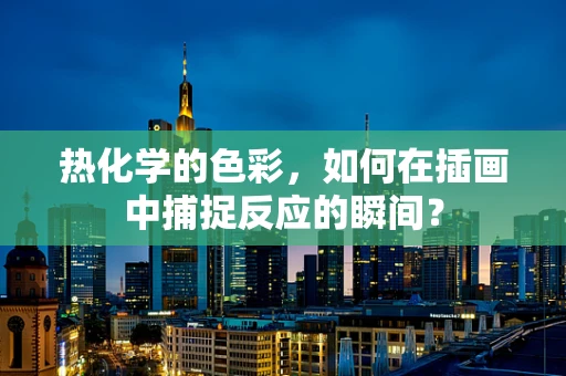 热化学的色彩，如何在插画中捕捉反应的瞬间？
