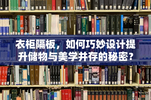 衣柜隔板，如何巧妙设计提升储物与美学并存的秘密？