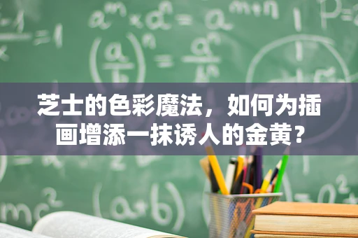 芝士的色彩魔法，如何为插画增添一抹诱人的金黄？