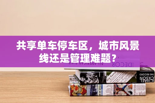 共享单车停车区，城市风景线还是管理难题？