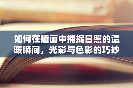 如何在插画中捕捉日照的温暖瞬间，光影与色彩的巧妙融合