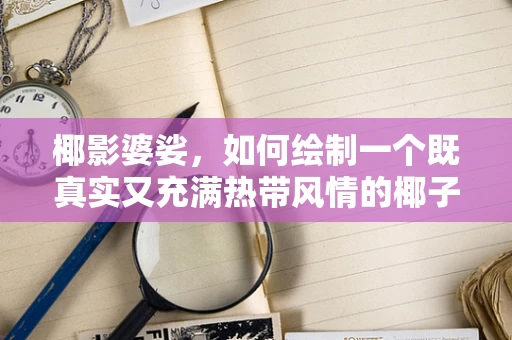 椰影婆娑，如何绘制一个既真实又充满热带风情的椰子插画？