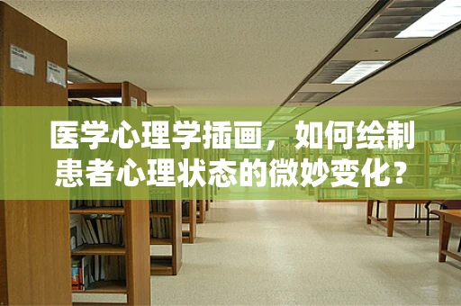 医学心理学插画，如何绘制患者心理状态的微妙变化？