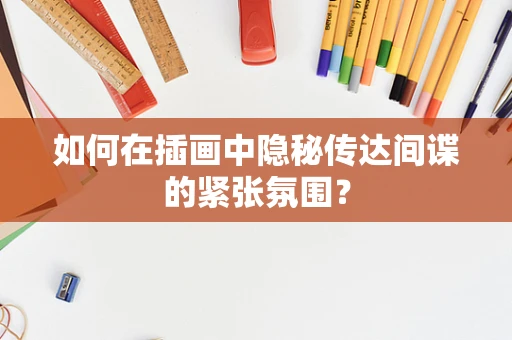 如何在插画中隐秘传达间谍的紧张氛围？