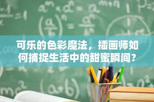 可乐的色彩魔法，插画师如何捕捉生活中的甜蜜瞬间？