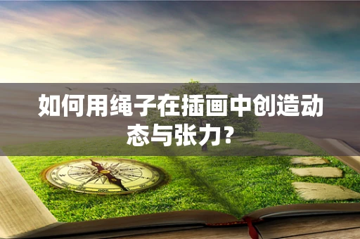 如何用绳子在插画中创造动态与张力？