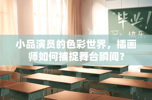 小品演员的色彩世界，插画师如何捕捉舞台瞬间？