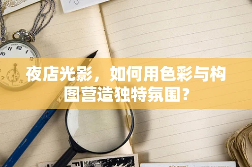 夜店光影，如何用色彩与构图营造独特氛围？