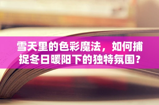 雪天里的色彩魔法，如何捕捉冬日暖阳下的独特氛围？