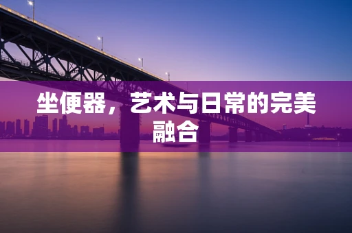 坐便器，艺术与日常的完美融合