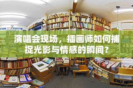 演唱会现场，插画师如何捕捉光影与情感的瞬间？