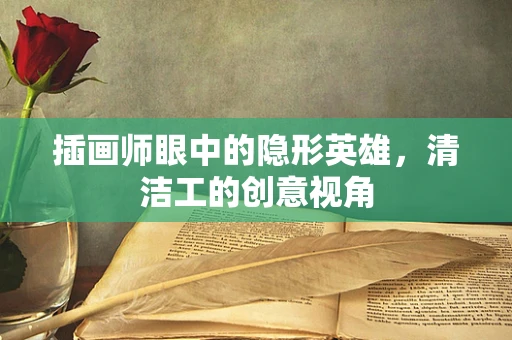 插画师眼中的隐形英雄，清洁工的创意视角