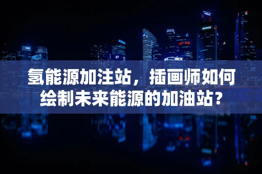 氢能源加注站，插画师如何绘制未来能源的加油站？