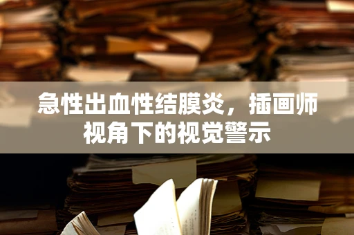 急性出血性结膜炎，插画师视角下的视觉警示
