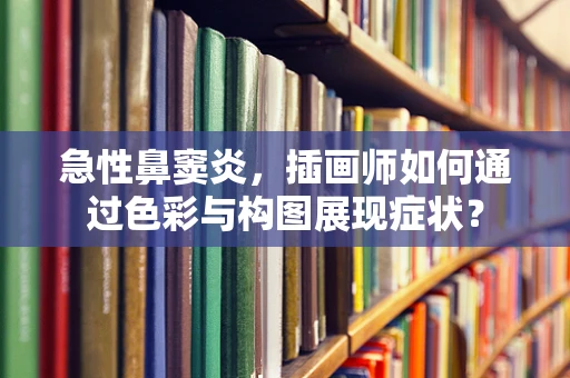 急性鼻窦炎，插画师如何通过色彩与构图展现症状？