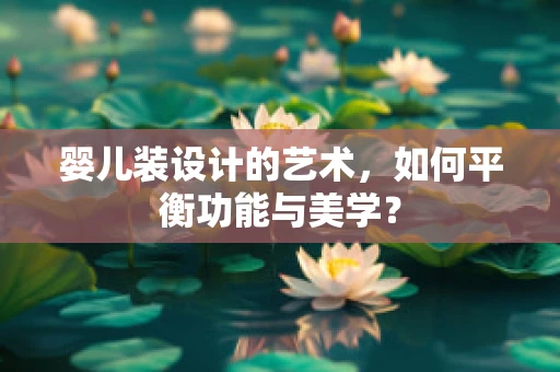婴儿装设计的艺术，如何平衡功能与美学？