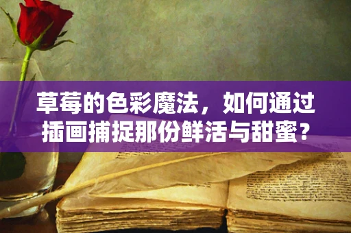 草莓的色彩魔法，如何通过插画捕捉那份鲜活与甜蜜？