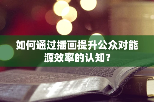 如何通过插画提升公众对能源效率的认知？