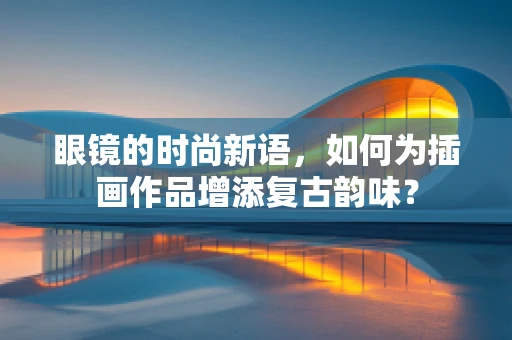 眼镜的时尚新语，如何为插画作品增添复古韵味？