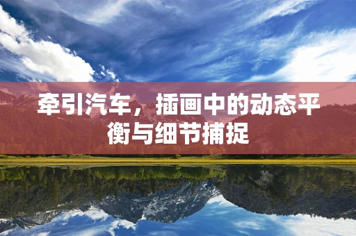 牵引汽车，插画中的动态平衡与细节捕捉
