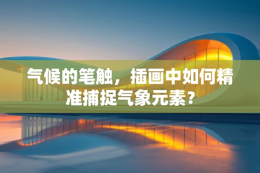 气候的笔触，插画中如何精准捕捉气象元素？