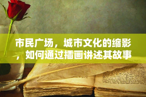 市民广场，城市文化的缩影，如何通过插画讲述其故事？