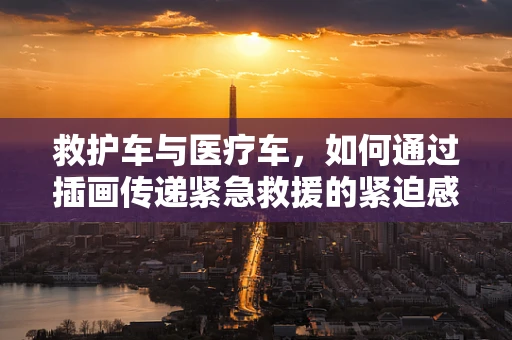 救护车与医疗车，如何通过插画传递紧急救援的紧迫感？