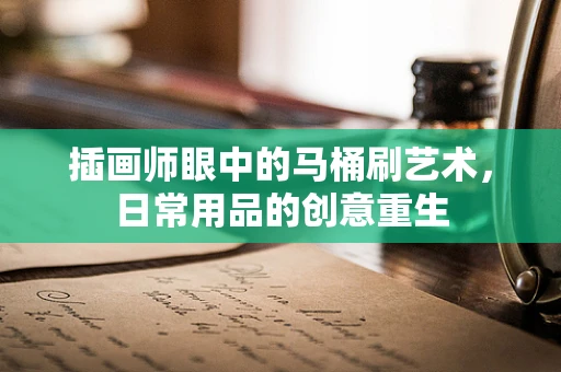 插画师眼中的马桶刷艺术，日常用品的创意重生