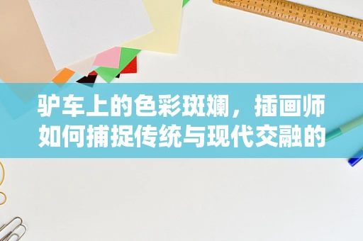 驴车上的色彩斑斓，插画师如何捕捉传统与现代交融的瞬间？