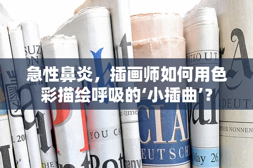 急性鼻炎，插画师如何用色彩描绘呼吸的‘小插曲’？