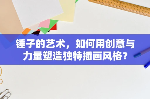 锤子的艺术，如何用创意与力量塑造独特插画风格？