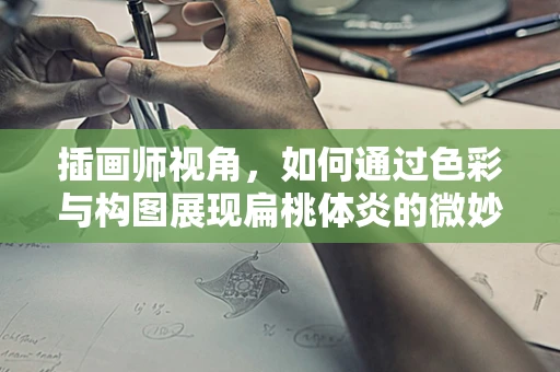 插画师视角，如何通过色彩与构图展现扁桃体炎的微妙变化？