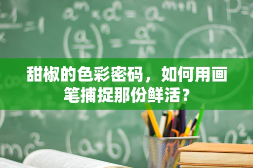 甜椒的色彩密码，如何用画笔捕捉那份鲜活？