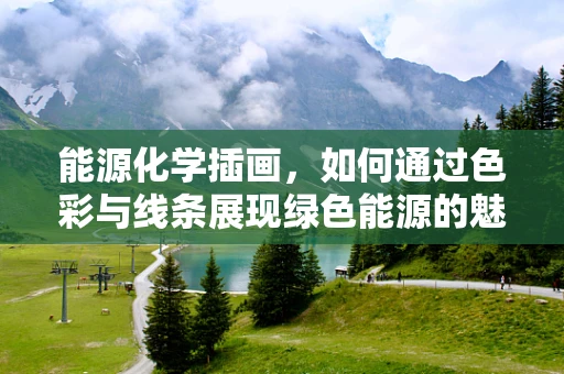 能源化学插画，如何通过色彩与线条展现绿色能源的魅力？