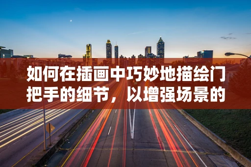 如何在插画中巧妙地描绘门把手的细节，以增强场景的真实感？