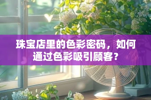 珠宝店里的色彩密码，如何通过色彩吸引顾客？
