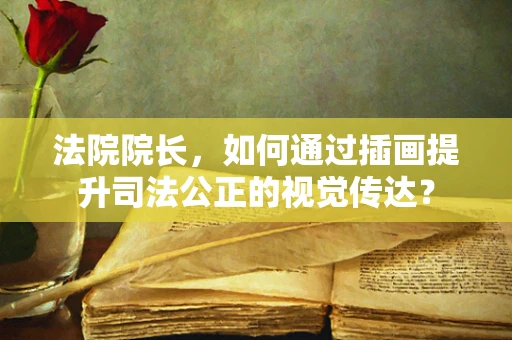法院院长，如何通过插画提升司法公正的视觉传达？