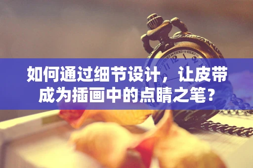 如何通过细节设计，让皮带成为插画中的点睛之笔？
